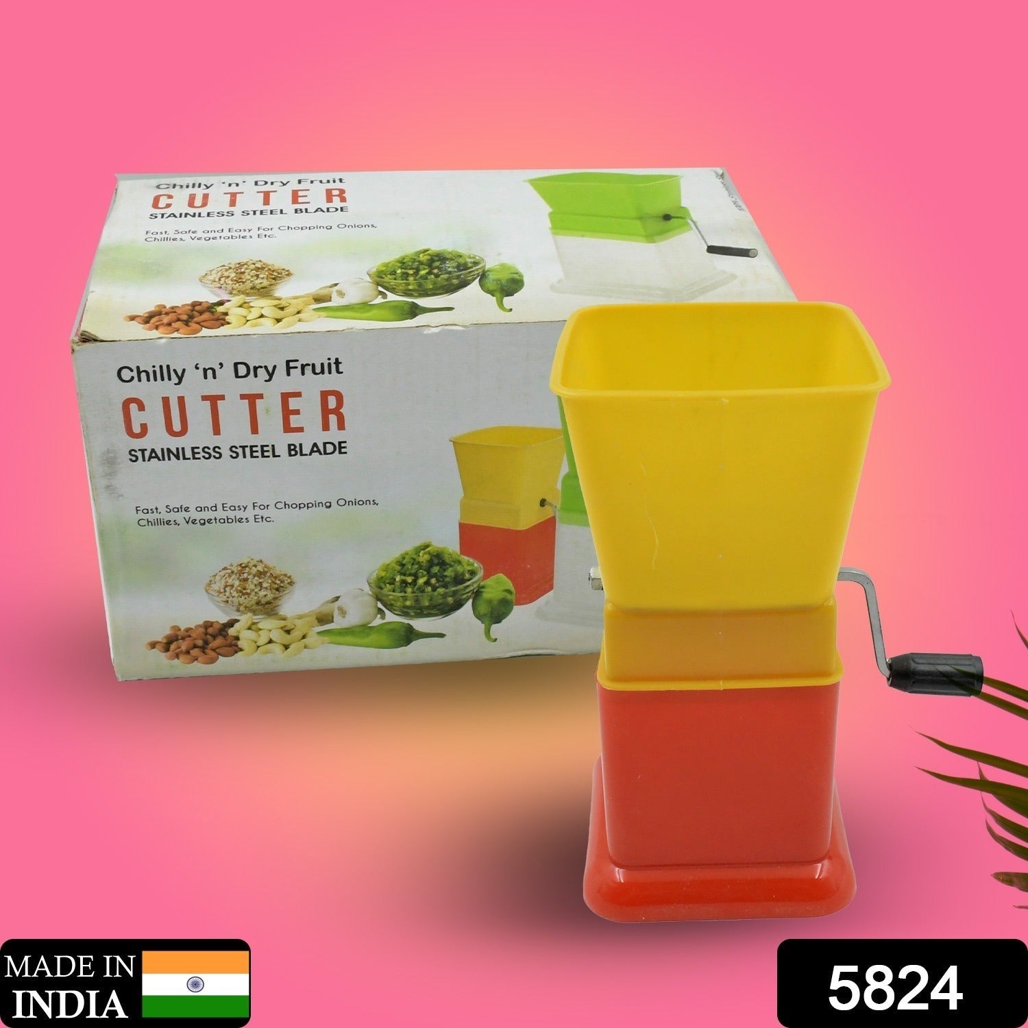 5824 Chilly Cutter Chilly & Dry Fruit Cutter with Stainless Steel Blade, Onion Cutter Chopper, Chilli Cutter, Vegetable Cutter, Mirchi Cutter, Nut Cutter 5824 Chilly Cutter Chilly & Dry Fruit Cutter with Stainless Steel Blade, Onion Cutter Chopper, Chilli Cutter, Vegetable Cutter, Mirchi Cutter, Nut Cutter